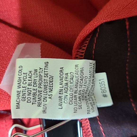 STUDIO 1 Women's Red Short Sleeve Blazer - Size 8 - Picture 8 of 12